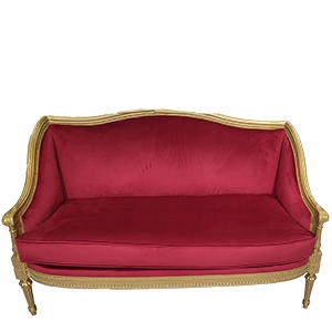 Canapé Style Louis XVI P'tit Clou et Capitons