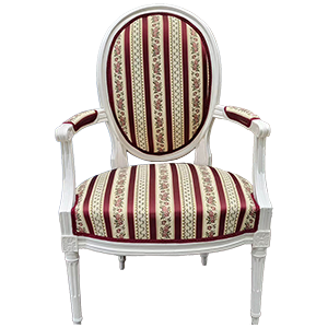 Fauteuil Louis XVI P'tit Clou et Capitons