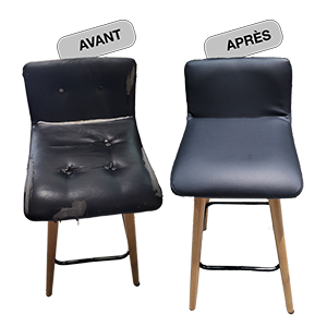 Tabouret de bar P'tit Clou et Capitons