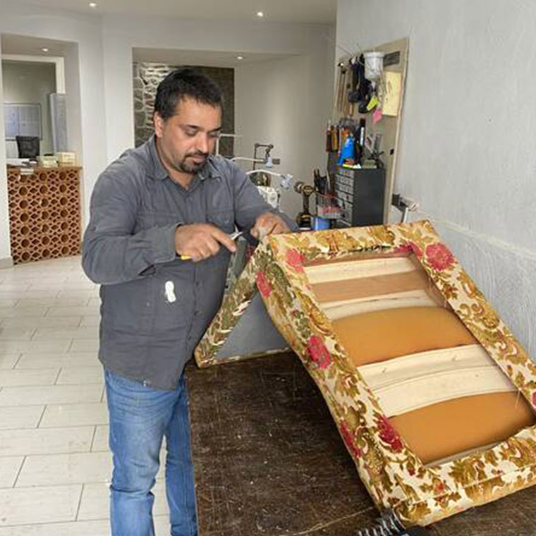 Rčparation de fauteuil ptit clou